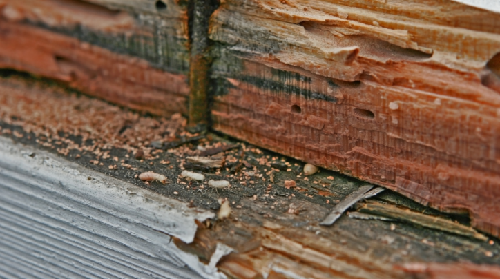 termite wood damage